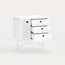 Point - Table De Chevet - Blanc