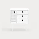 Point - Table De Chevet - Blanc