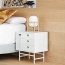 Point - Table De Chevet - Blanc