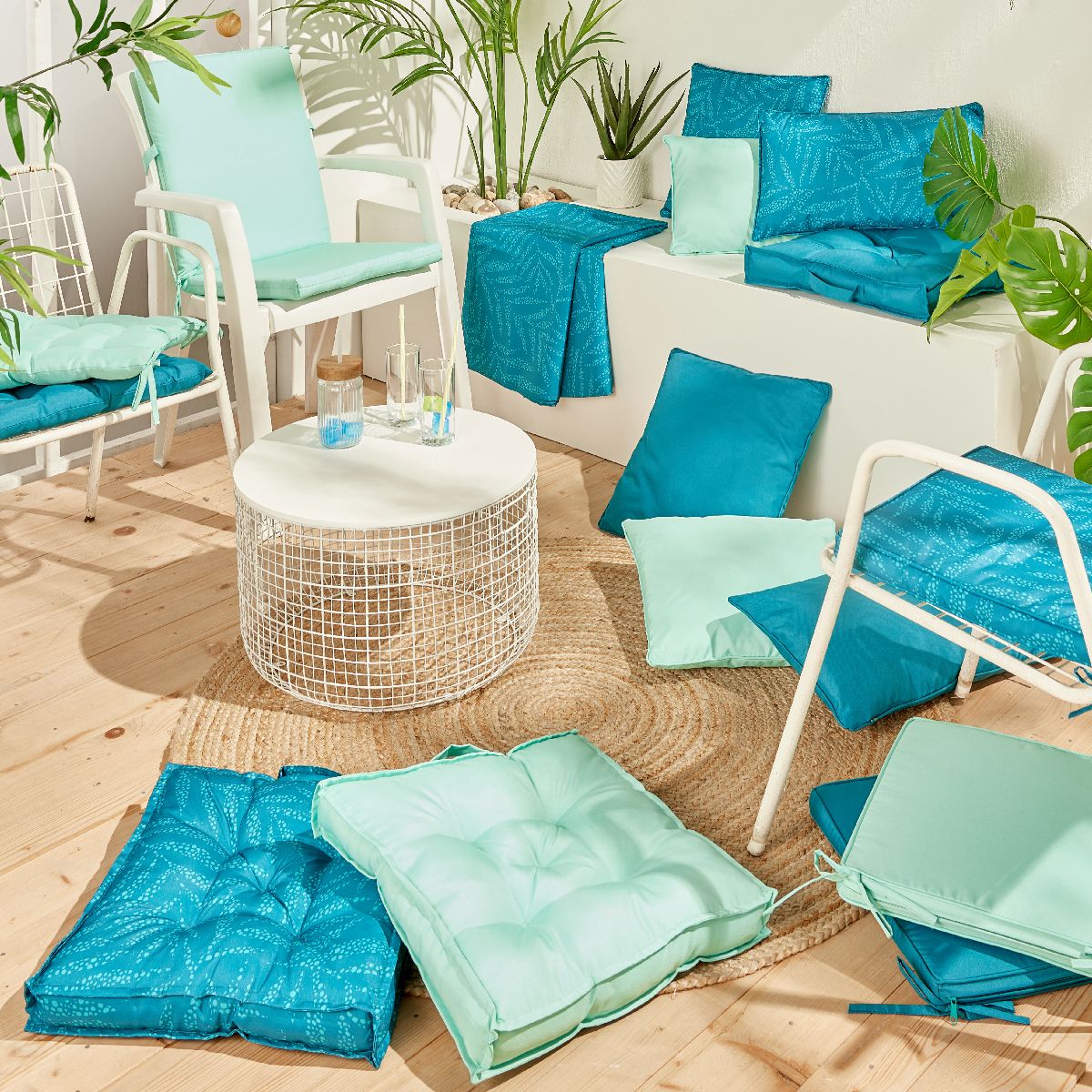 Paradise - Cojín Outdoor - Celadón