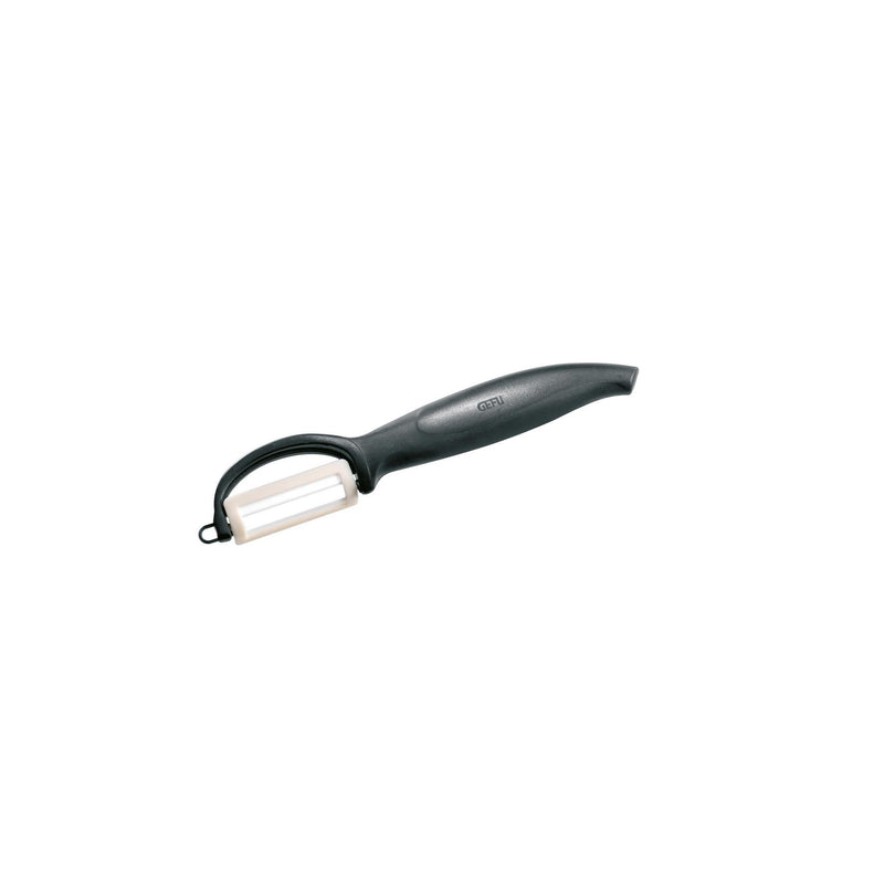 Ceramo - "Ceramo" Vertical Blade Peeler - Ceramic Blade - Black - Black/Silver