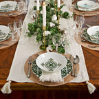 Fabric - Mantel Individual Redondo Reversible