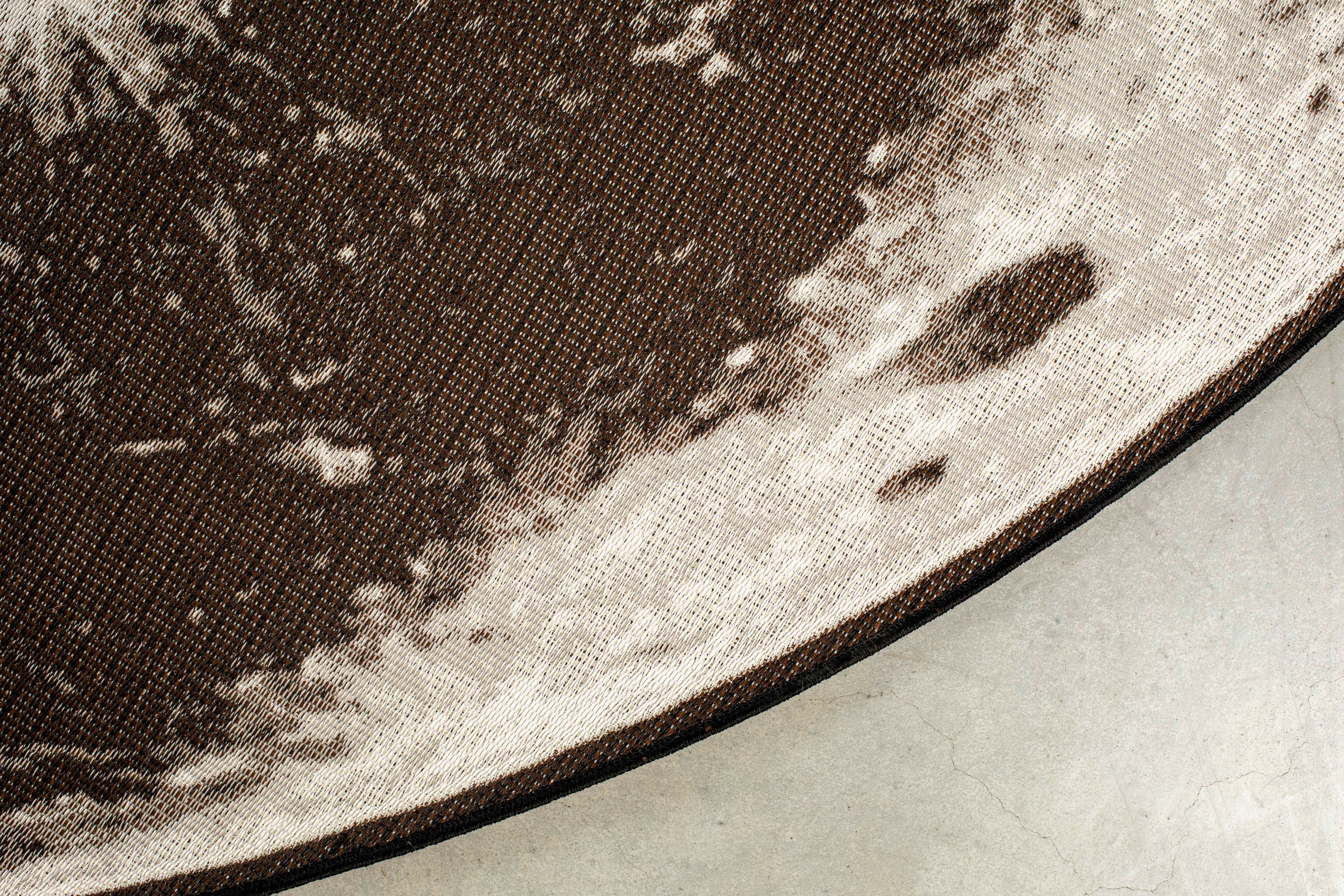 Moon Round '280 - Outdoor Rug - Decolan - Stone Gray