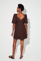 Robe Babydoll Nara Jacquard Léo Fabriqué En Italie