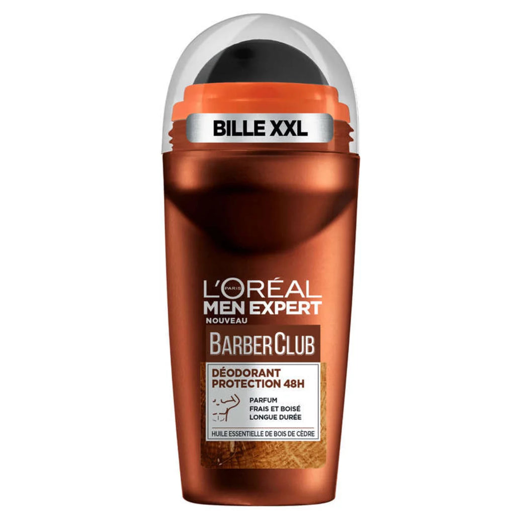Lot De 6 - Men Expert Barber Club Déodorant Bille Protection 48H 50Ml