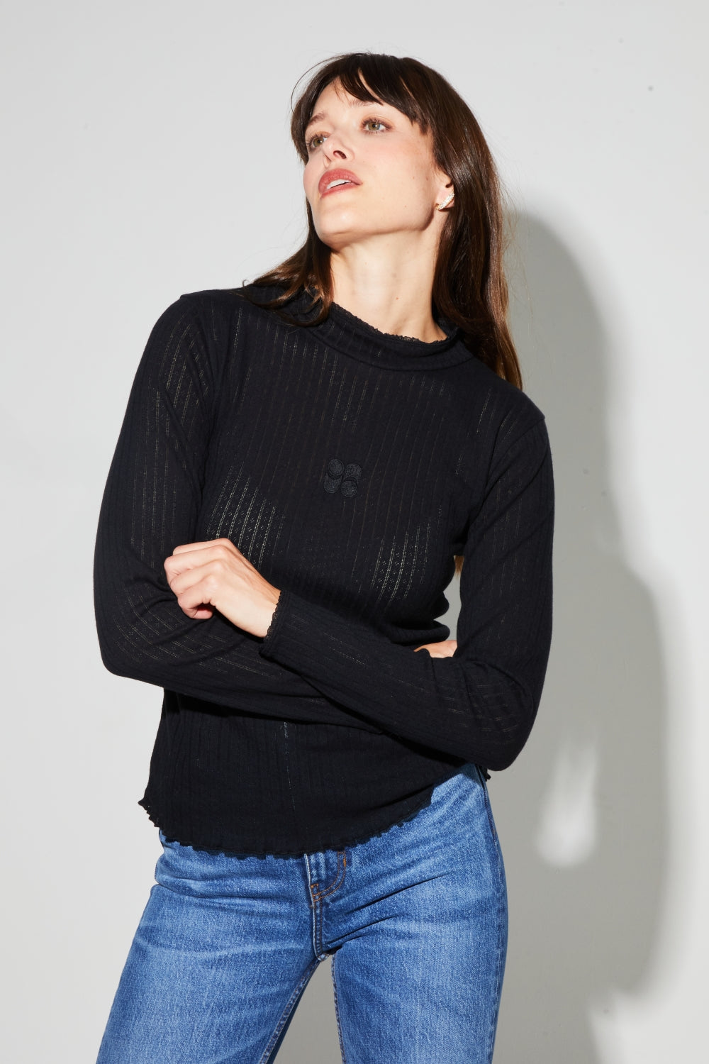 Sous-Pull Lola Black Fabriqué Au Portugal