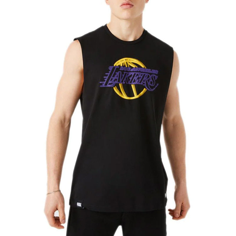 Débardeur New Era Nba Neon Sleeveless La Lakers