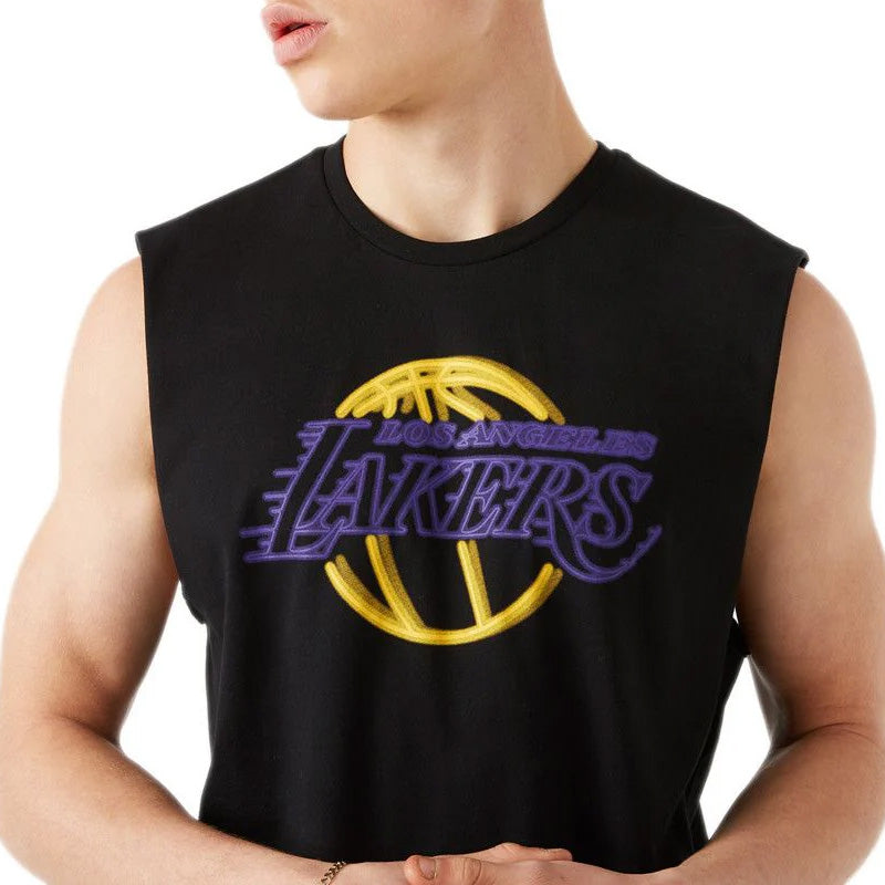 Débardeur New Era Nba Neon Sleeveless La Lakers