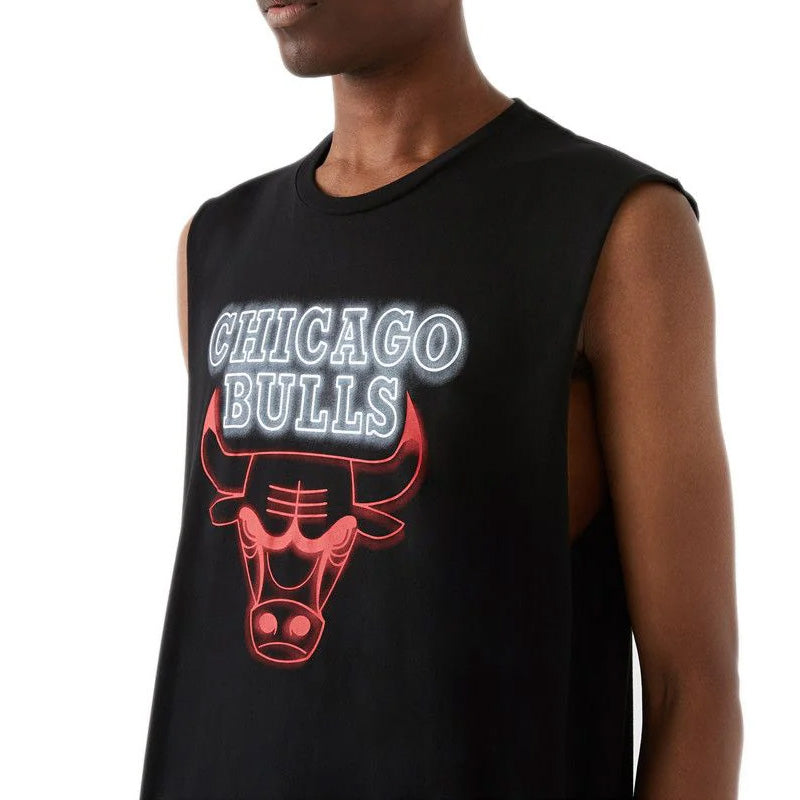 Débardeur New Era Nba Neon Sleeveless Chicago Bulls