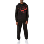Sweat New Era Logo Black Zip Up Chicago Bulls