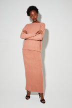 La Jupe Sirène Camille Baby Alpaga Mocha