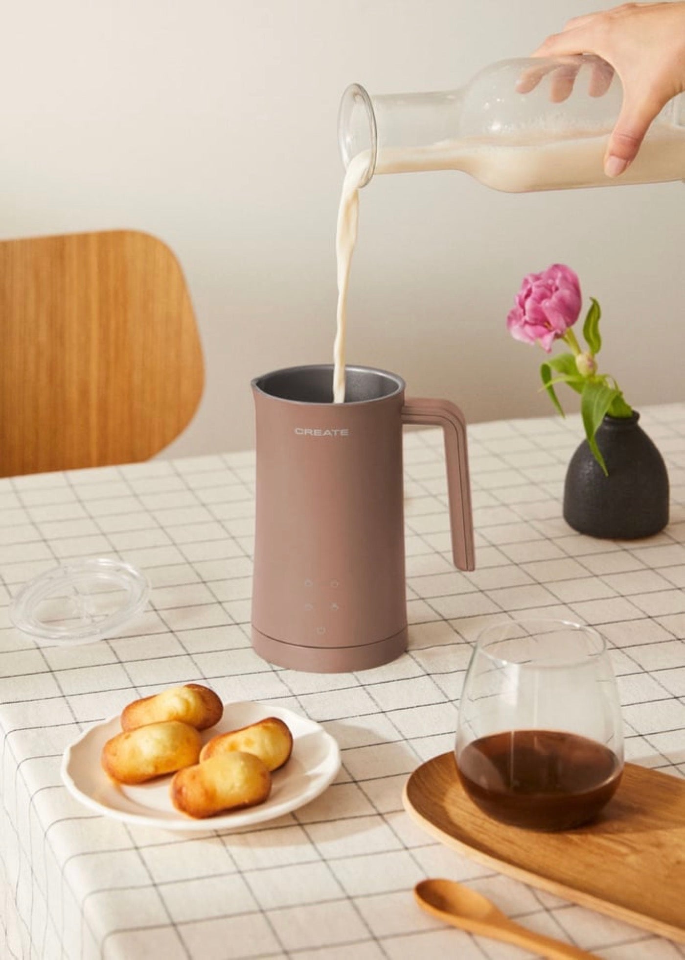 Milk Frother Studio - Espumador Calentador De Leche - Moca