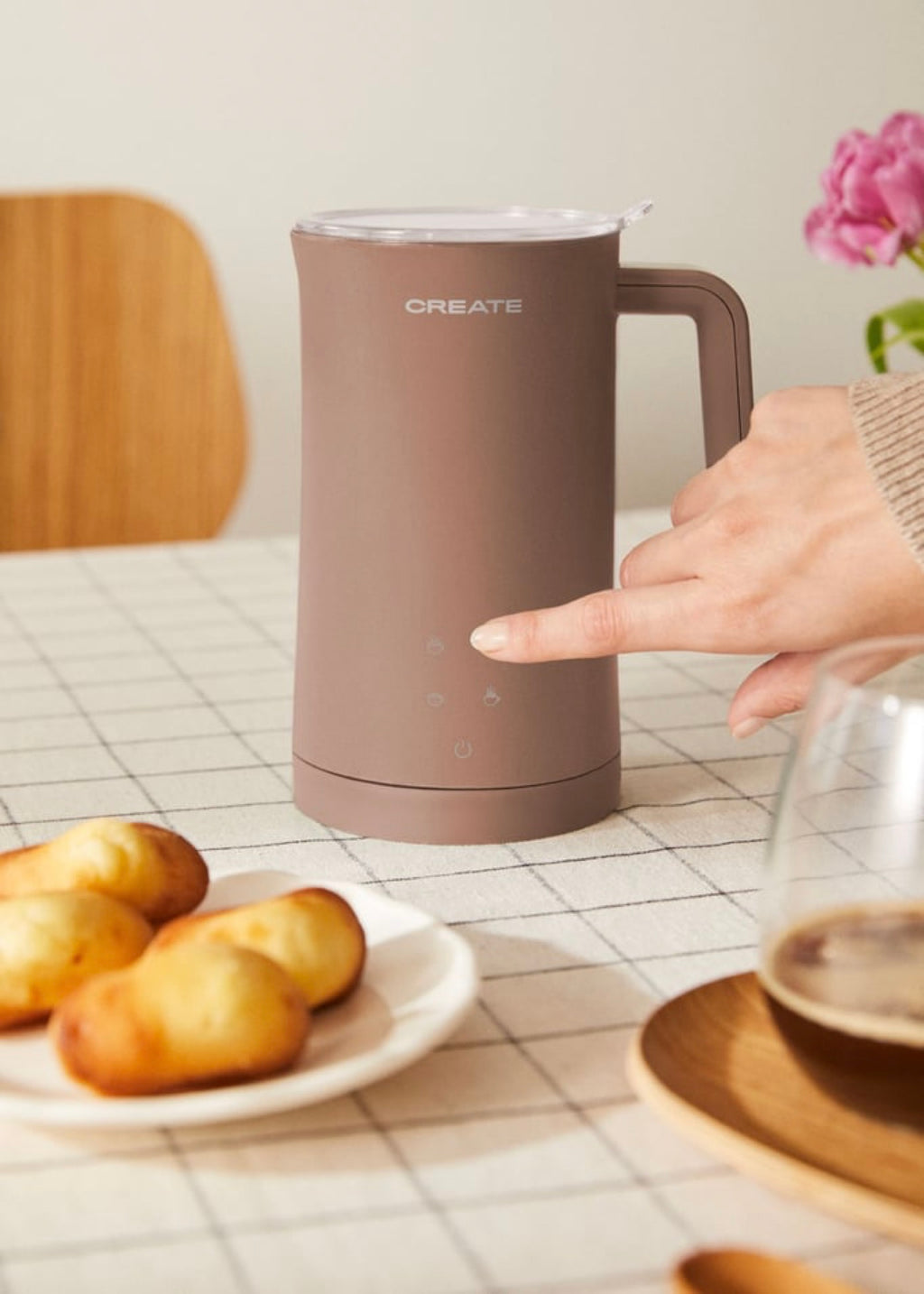 Milk Frother Studio - Espumador Calentador De Leche - Moca