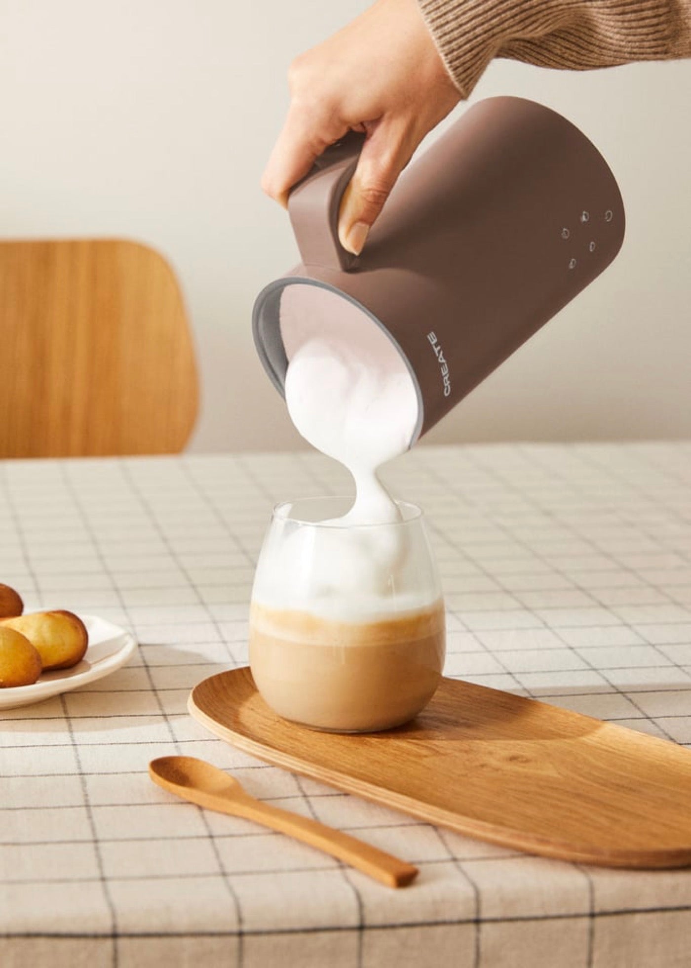 Milk Frother Studio - Espumador Calentador De Leche - Moca