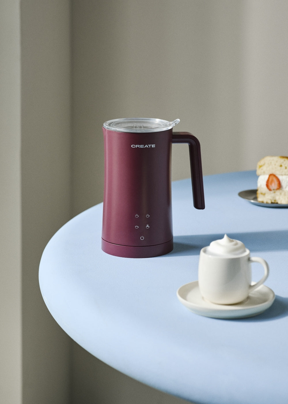 Milk Frother Studio - Mousseur Et Chauffe-Lait - Bordeaux