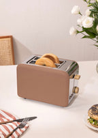Toast Retro - Petit Grille-Pain À Fentes Larges - Moka