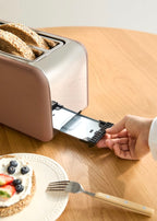 Toast Retro - Grand Wide-Slot Toaster - Mocha
