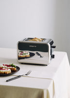Toast Retro - Grille-Pain À Fentes Larges - Petit - Chromé
