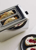 Toast Retro - Grille-Pain À Fentes Larges - Petit - Chromé