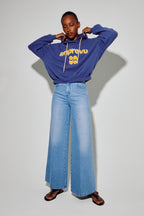 Sweatshirt Kira Collège Navy, Fabriqué Au Portugal