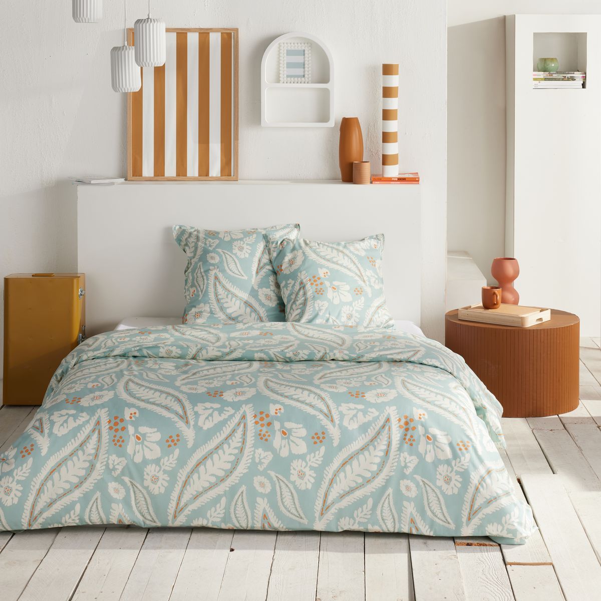 Sunshine - Parure De Lit Motif 18.1 - Celadon