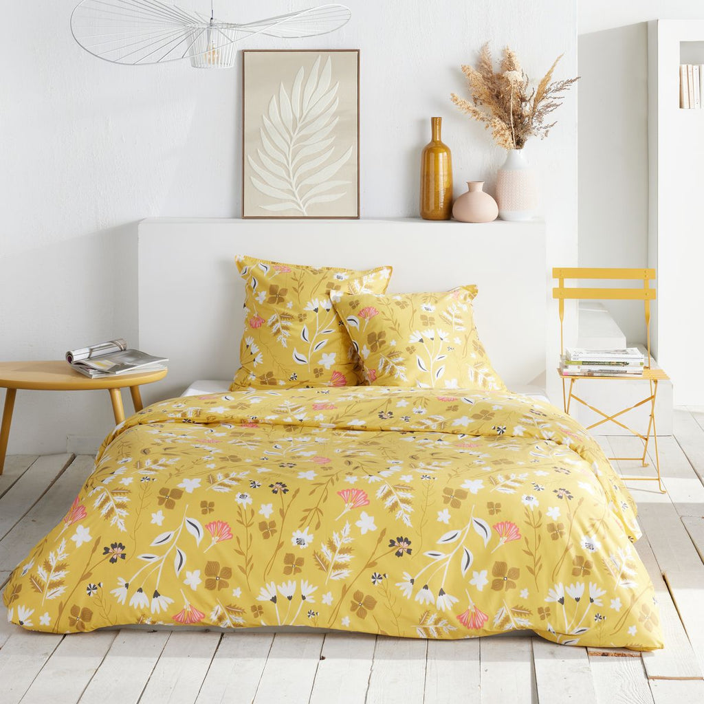Sunshine - Juego De Cama Estampado 18.7 - Amarillo