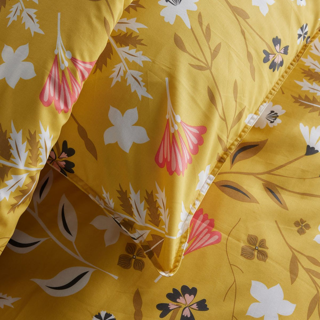 Sunshine - Juego De Cama Estampado 18.7 - Amarillo