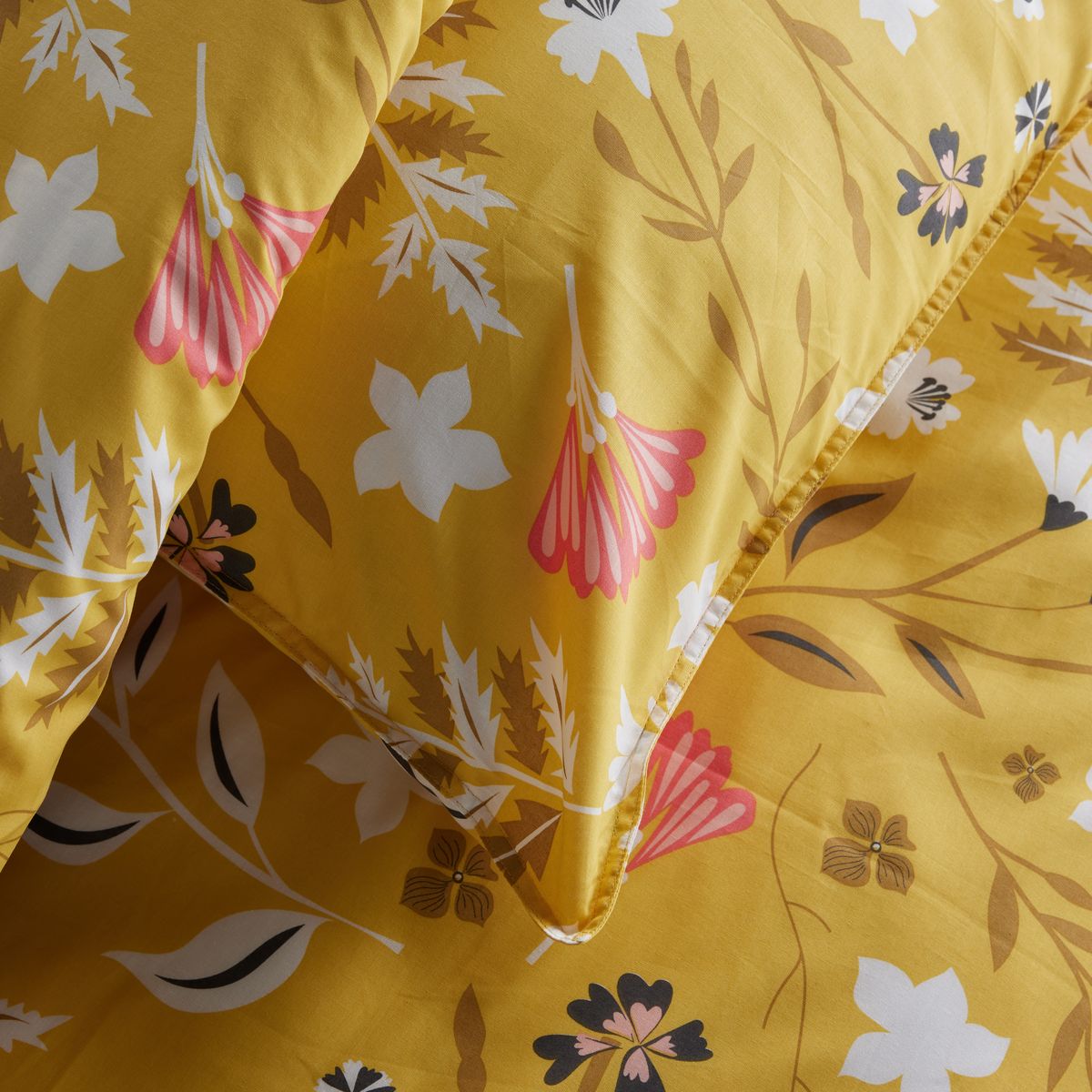 Sunshine - Juego De Cama Estampado 18.7 - Amarillo