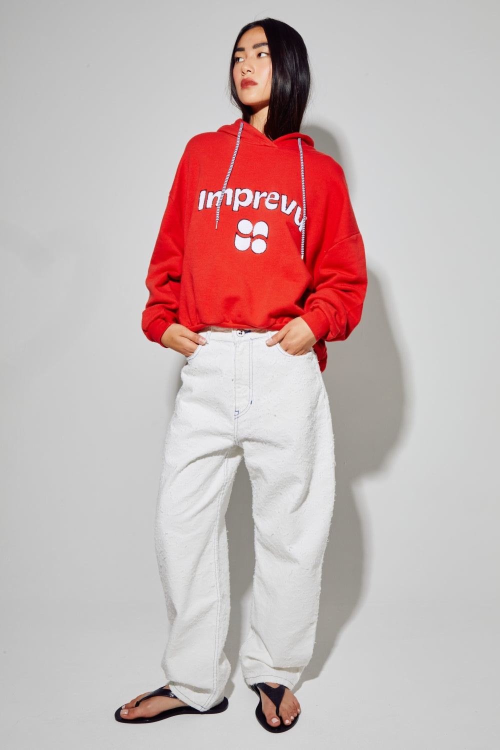 Sweatshirt Kira Collège Red, Fabriqué Au Portugal
