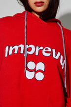 Sweatshirt Kira Collège Red, Fabriqué Au Portugal