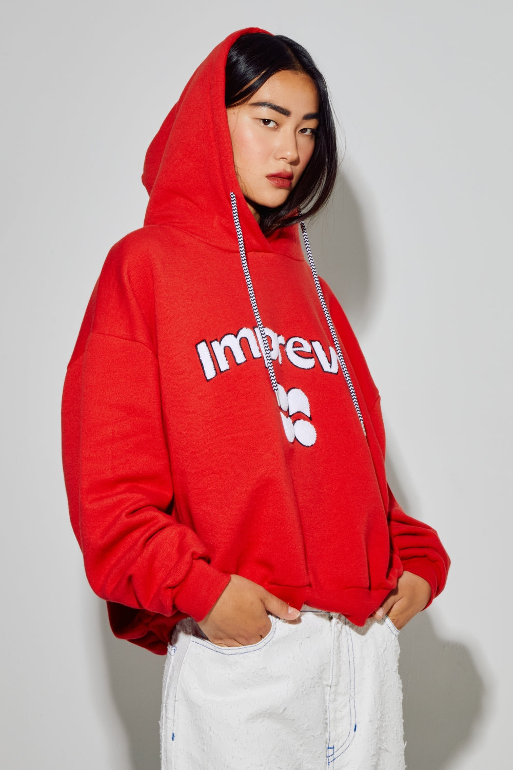 Sweatshirt Kira Collège Red, Fabriqué Au Portugal