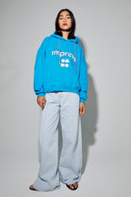 Sweatshirt Kira Collège Electric Blue, Fabriqué Au Portugal