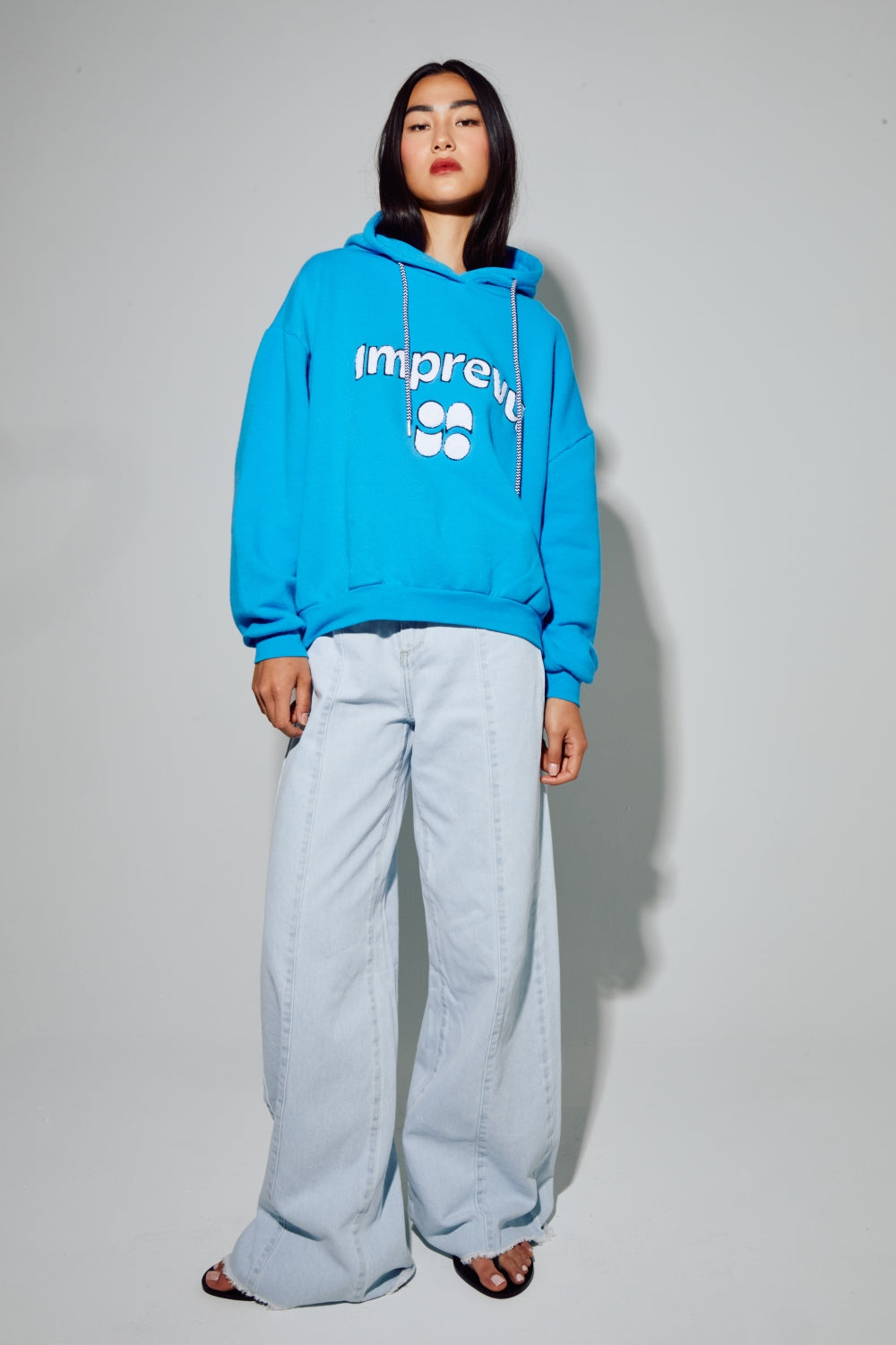 Sweatshirt Kira Collège Electric Blue, Fabriqué Au Portugal
