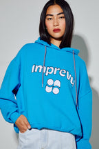 Sweatshirt Kira Collège Electric Blue, Fabriqué Au Portugal