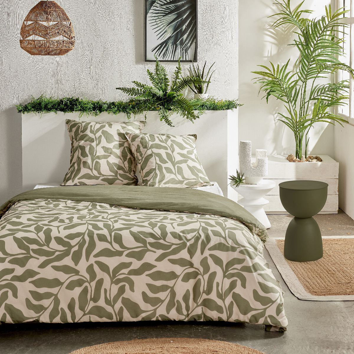 Sunshine - Juego de Cama Motivo 17.36 - Verde