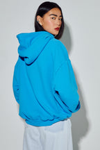 Sweatshirt Kira Collège Electric Blue, Fabriqué Au Portugal