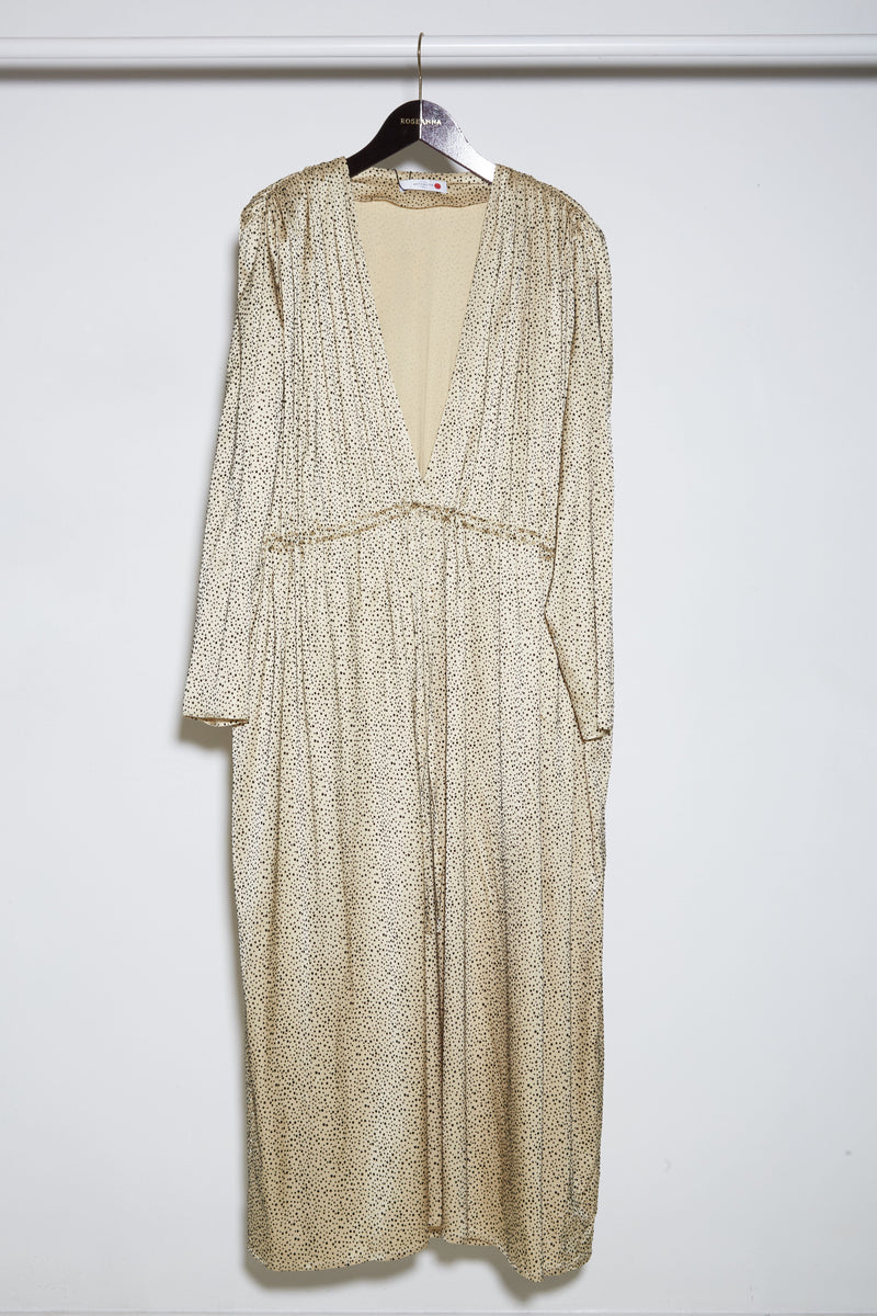 Vestido Caroline Grimaldi Beige