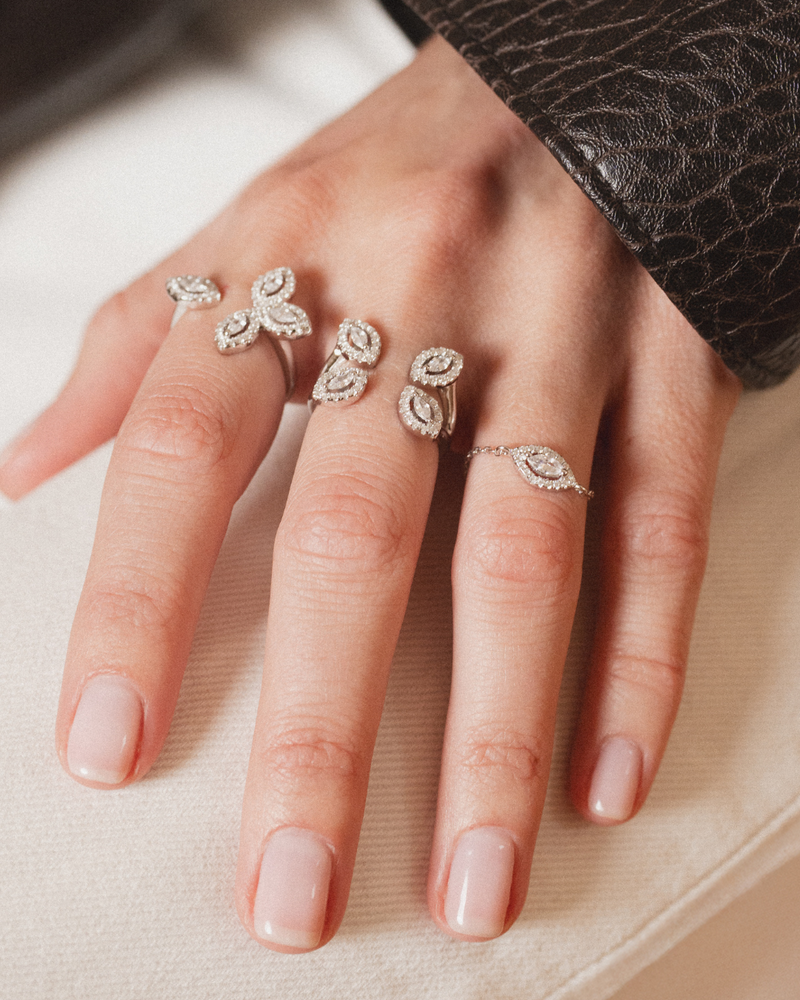 Bague Fleur Éternelle - Rose