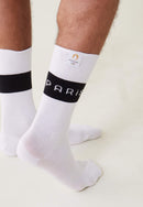 Lucas Blanc Paris 2024 - Chaussettes Mi-Hautes En Coton