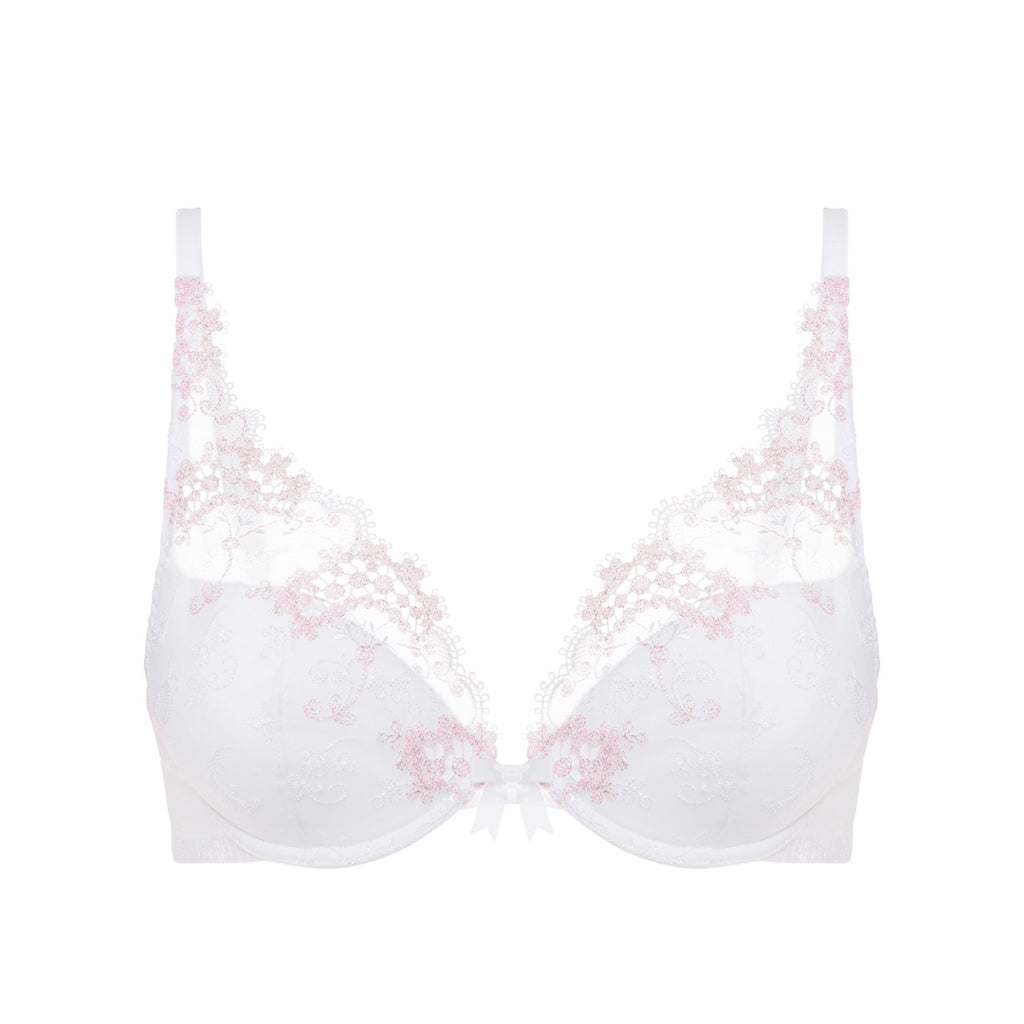 Soutien-Gorge Push-Up Triangle Wish - Blanc Cristal