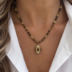 Collier Hena - Pierres Naturelles - Plusieurs Couleurs Disponibles