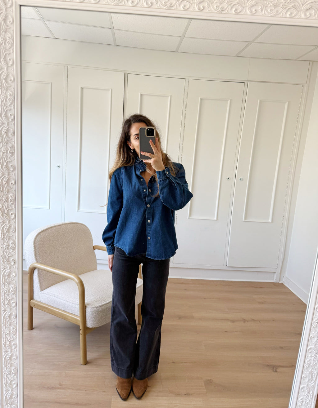 Surchemise en jean Livia