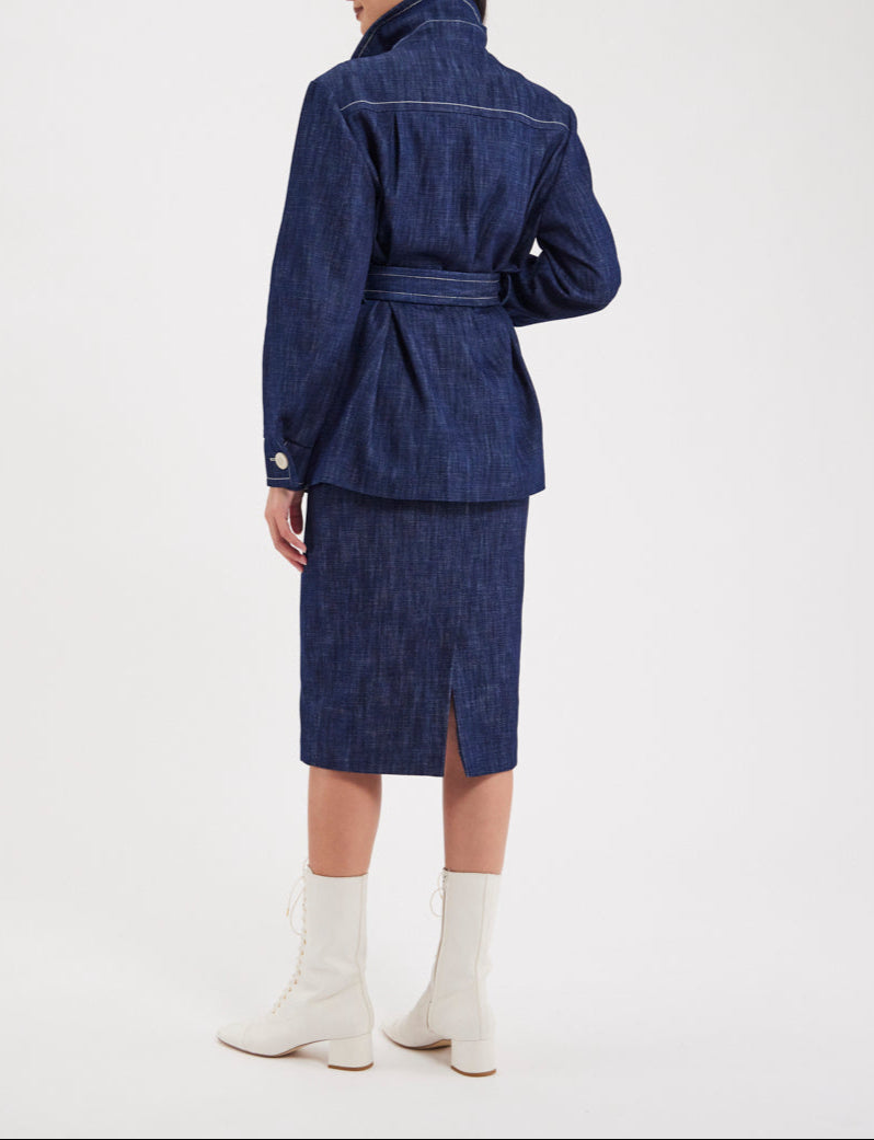 Romaric Coat - Blue