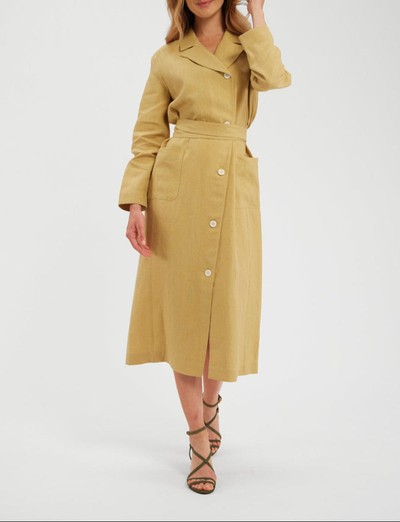 Mia Dress - Yellow