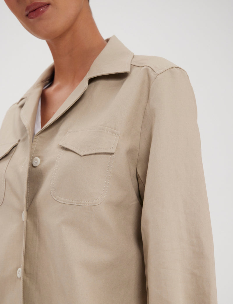 Chemise Evana - Beige