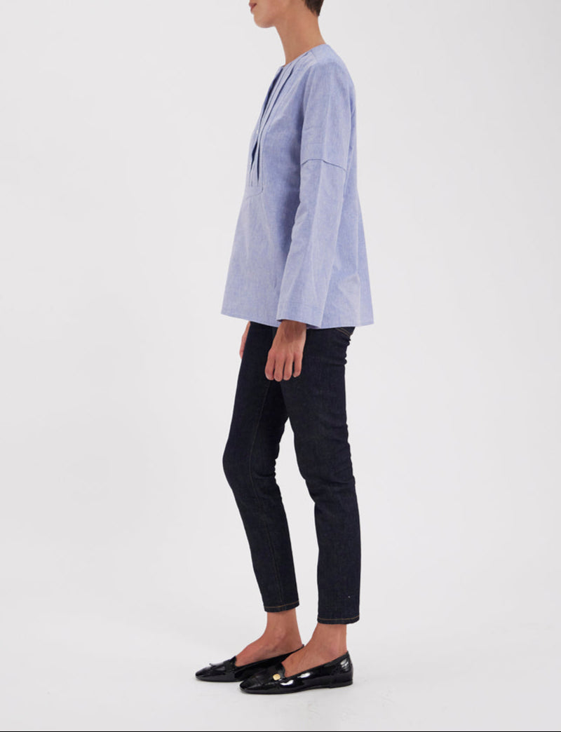 Nanette Top - Blue