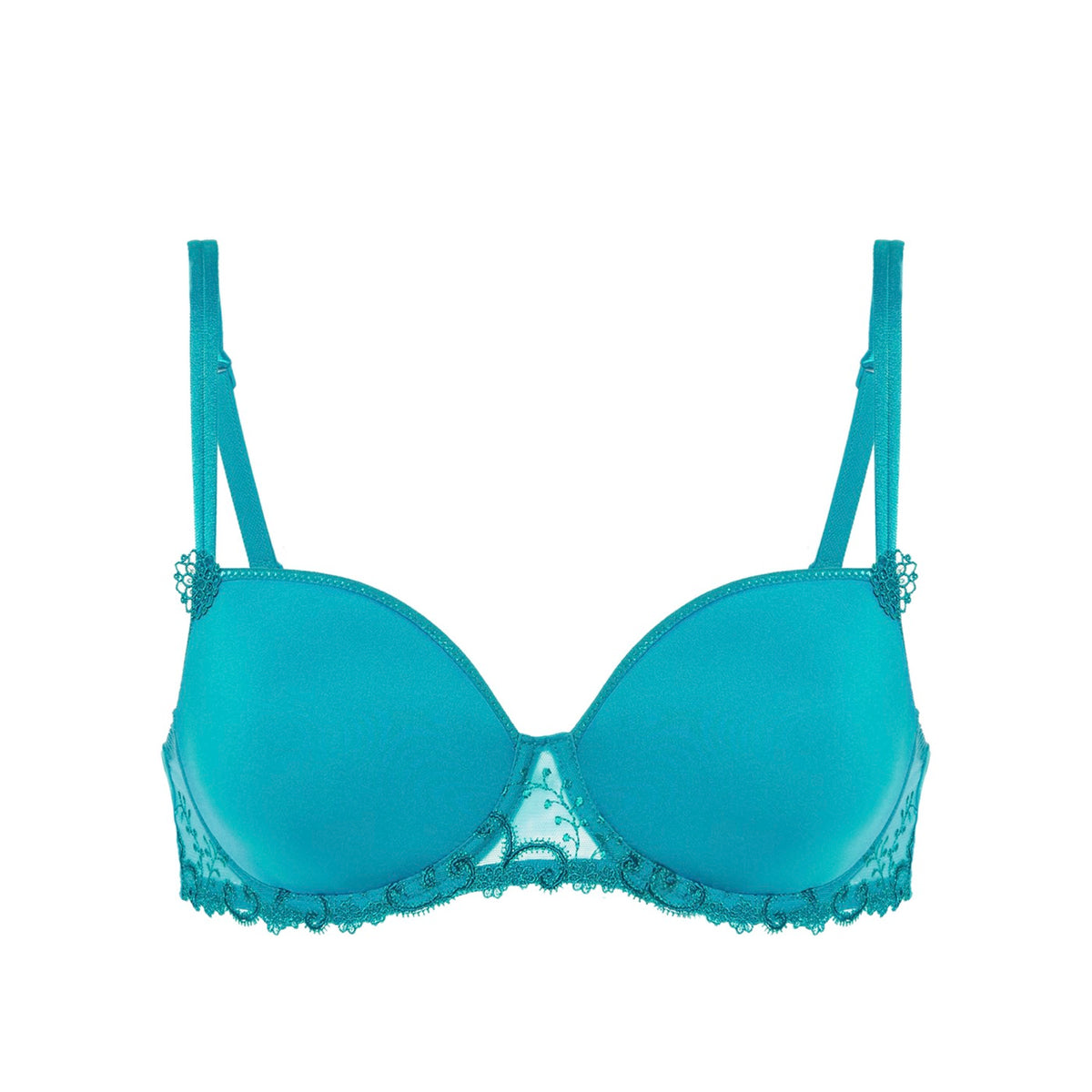 Reggiseno Imbottito Modellato Spacer 3D Delice - Blu Atollo