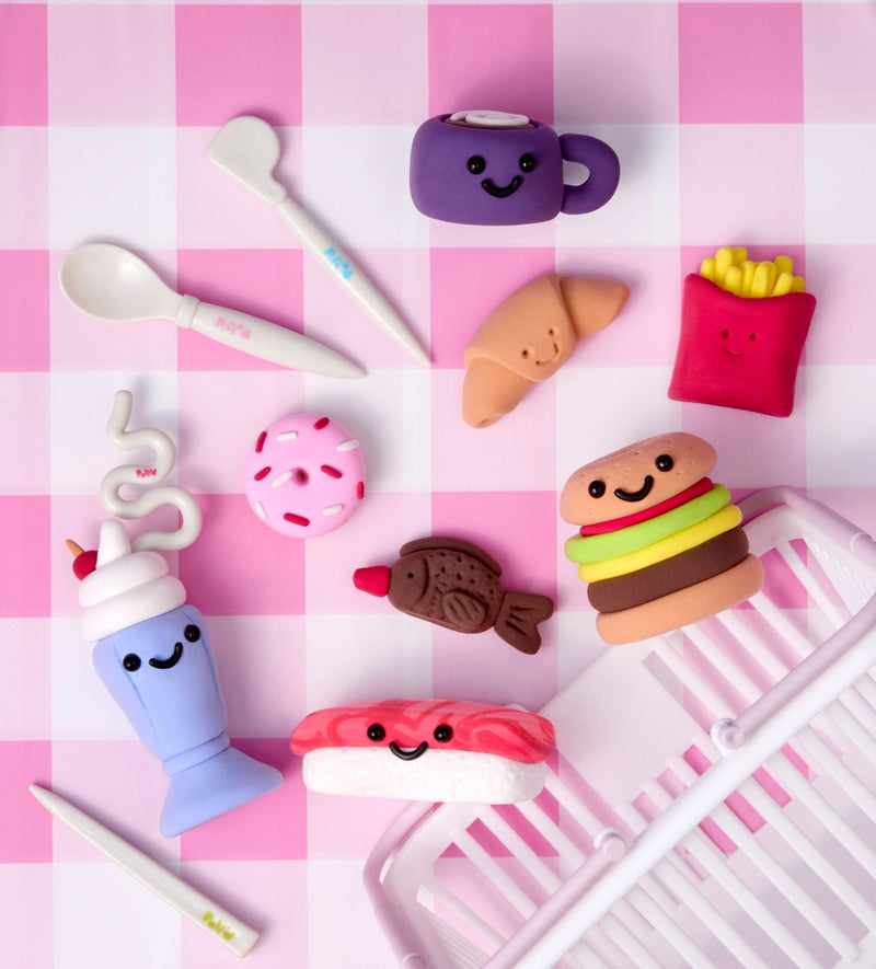 Foam Dough Collectibles: Tiny Yums - Coffee & Croissant
