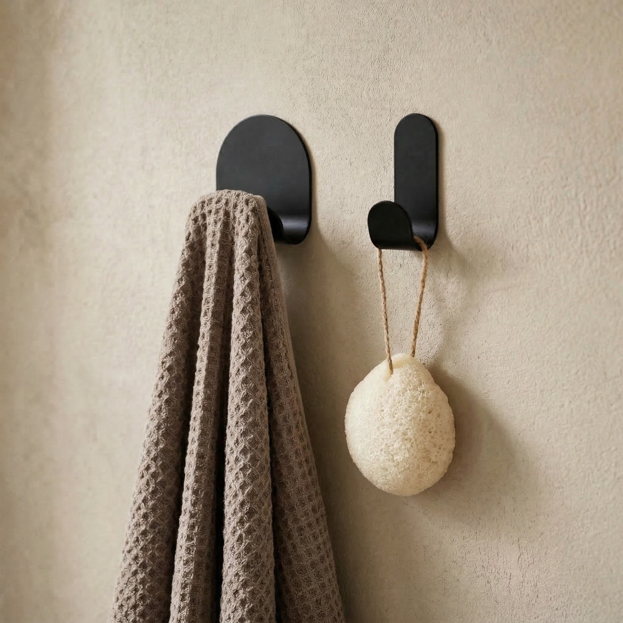 Patère - Le Malin - Modele Large - Noir Mat