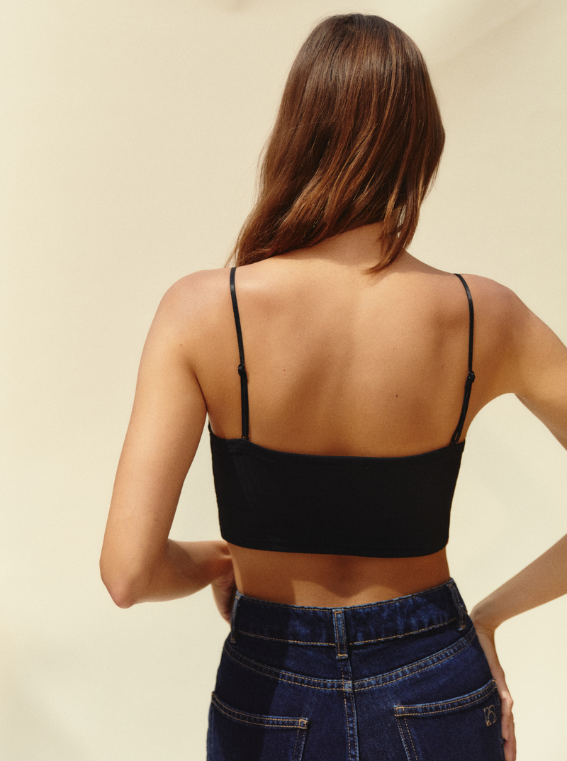 Brassière Straight Black réglable